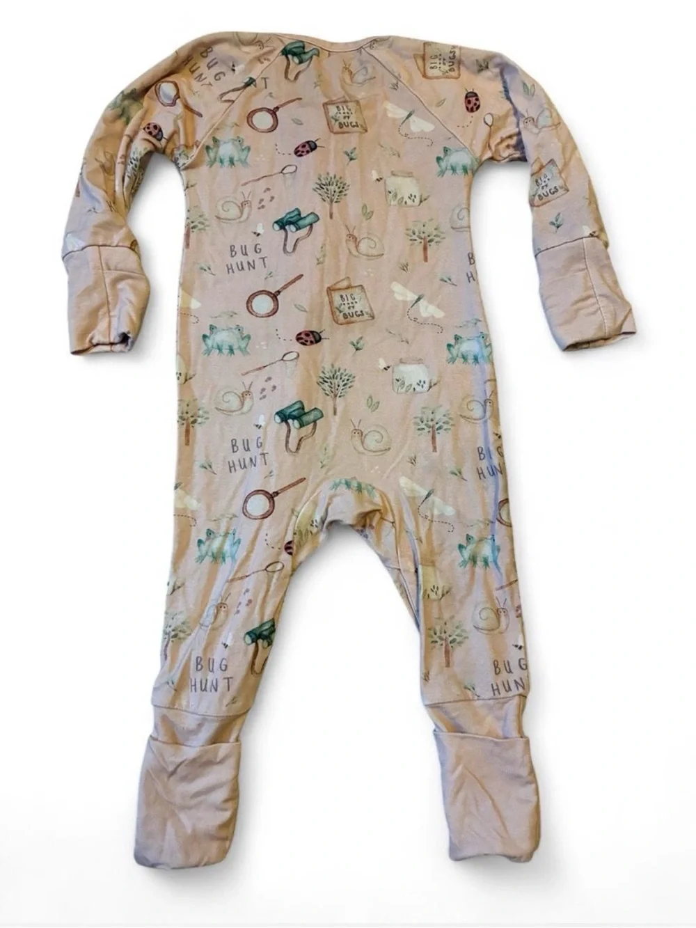 Bamboo Pajamas Baby 0-3 Boutique Lottie Dreamers Bug Hunt